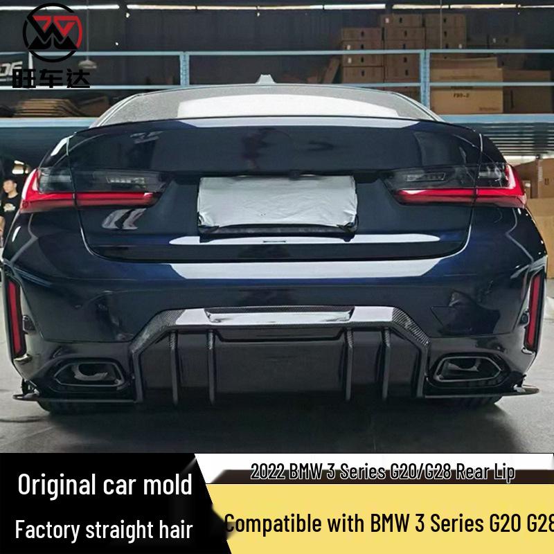 BMW 3 Series G20/G28 Carbon Fiber FD Style Rear Bumper Diffuser Lip