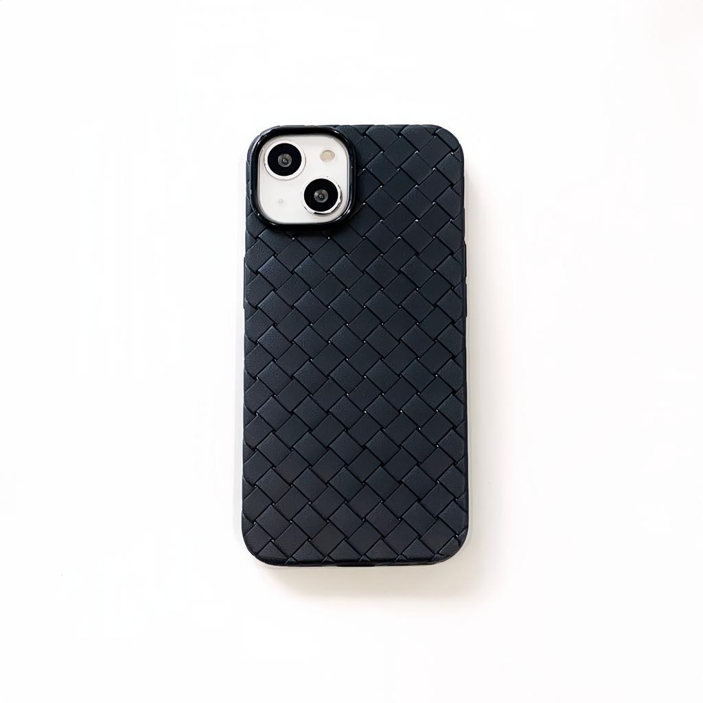 Applicabile alla custodia per cellulare iPhone17 14plus traspirante dissipazione del calore motivo intrecciato custodia protettiva in TPU Samsung S26Ultra
