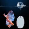 Water Plant Landscape Betta Training Mirror Fish Tank Ornament 4/5/6CM Fish Exercise Mirror Double-sided Acrylic