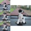 Border Collie Resin Car Accessory With Minimalist Design For Animal Lovers And Gifts