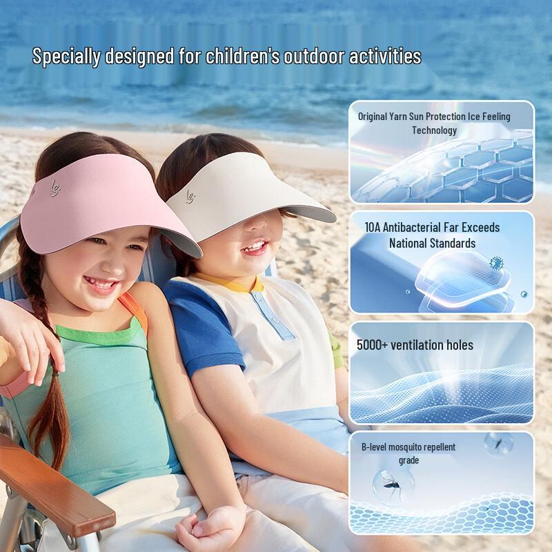 Rushan Kids Large Brim UV Protection Sun Visor Hat