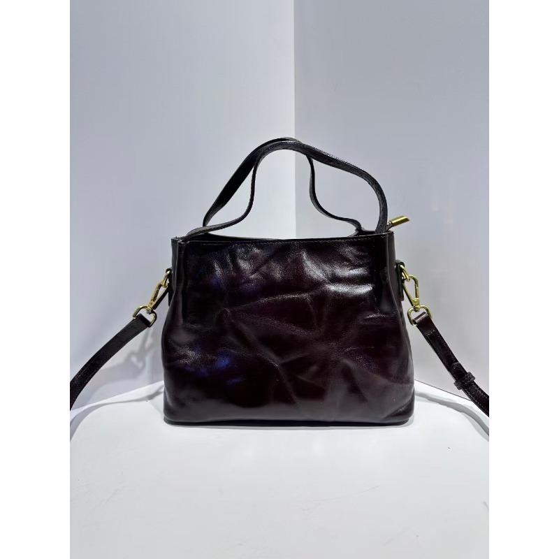 

Сумка через плечо, верхний слой из коровьей кожи растительного дубления, винтажная женская сумка из натуральной кожи с вместительной сумкой-тоут кофейный