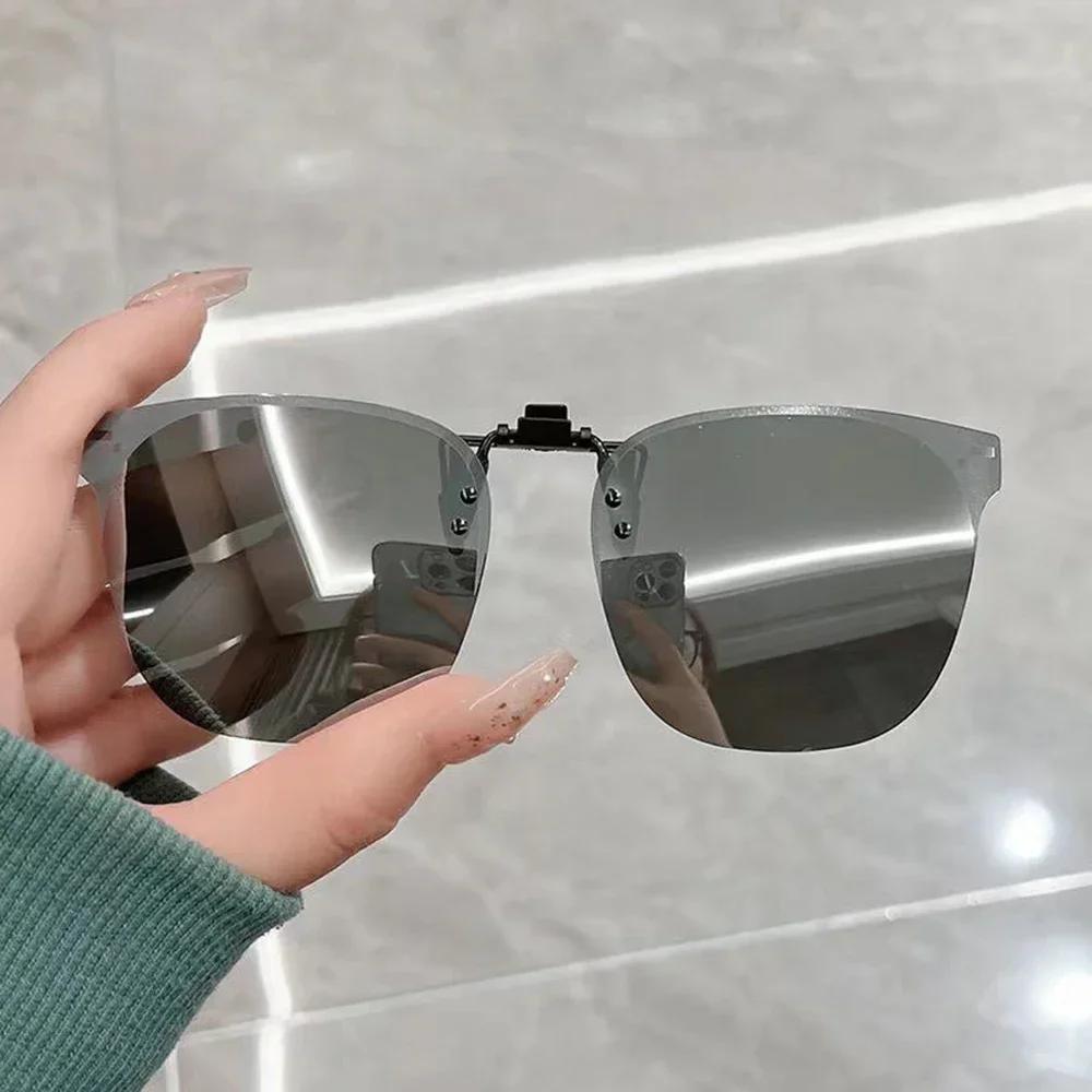 Glasses Clip Polarized Glasses Clip On Sunglasse Flip Up Glasses TAC Polarized For Business Travelling Home