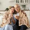 50Th Golden Anniversary Wedding Blanket Gifts Happy 50 Years Birthday Best Romantic Marriage Soft Blanket Decorations For Couple