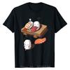 Funny Japanese Nigiri Sushi Sleepwalking T-Shirt Cotton Women T Shirt Oversized Tees Tops Unisex Tshirt Men's Clothing