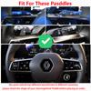 For Renault Austral Espace Megane E-Tech Rafale 2024 2025 2026 Car Steering Wheel Paddle Shifters Aluminum Shift Paddle DSG