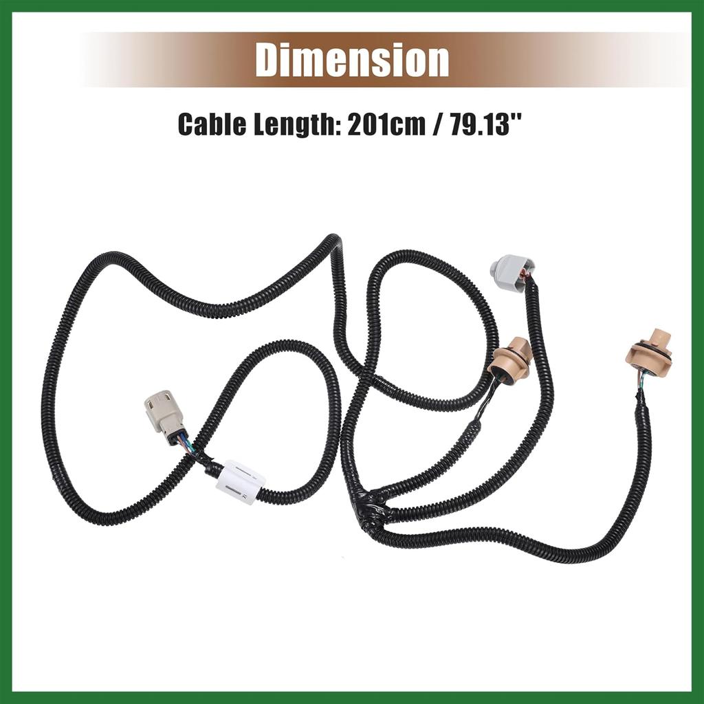 Motoforti 1 Set Tail Light Lamp Wiring Harness for Chevrolet Silverado 1500 2500 HD 3500 HD for GMC Sierra 2500 HD 3500 HD 2016-2019 Passenger Side