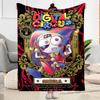 Digital Circus Blanket Soft Warm Cozy Suitable For Livingroom Sofa Seaside Allseason Use Playful Design Ideal Gift For Friends Family Couples Picnic