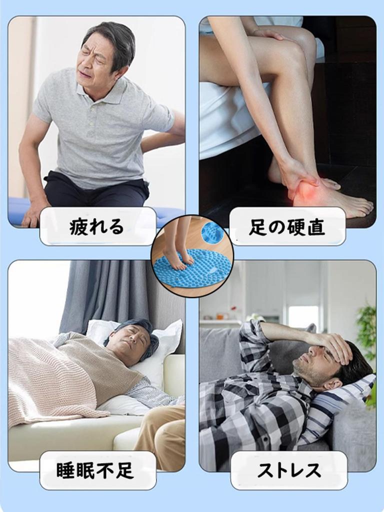 Fottrykk Fottrykk Akupressur Ergonomisk Akupressur Enkel å Bruke Hjemme Matte, Matte, Brett, 35cm, Rund, Pad, Trening, Massasje, Sammenleggbar, Rengjør,