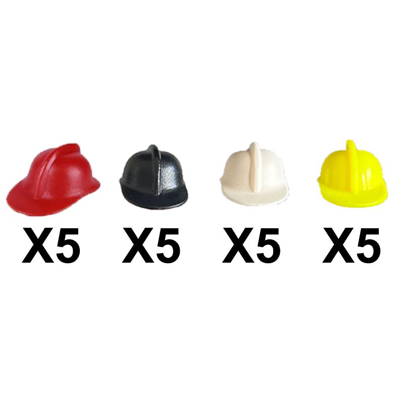 Military Soldier Figure Helmet Building Block Motorcycle Racing hat Cape cap Building Block Weapon Accessories Gift Toy Kid J052