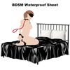 BDSM Lubricant Waterproof Adult Sex Bed Sheets Couple SM Slave Oil Massage Wax Resist Reusable Bed Cover Wetplay Sex Tool