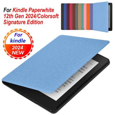 Kindle Paperwhite 2024 12. Nesil/Colorsoft Signature Edition için Aşınmaya Dayanıklı 7 İnç E-Kitap Okuyucu Kılıfı