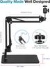 AceTaken MX Brio Webcam Stand, Desktop Boom Arm Holder for Logitech MX Brio 4K, Brio 4K, Brio 500 Webcams (Black)