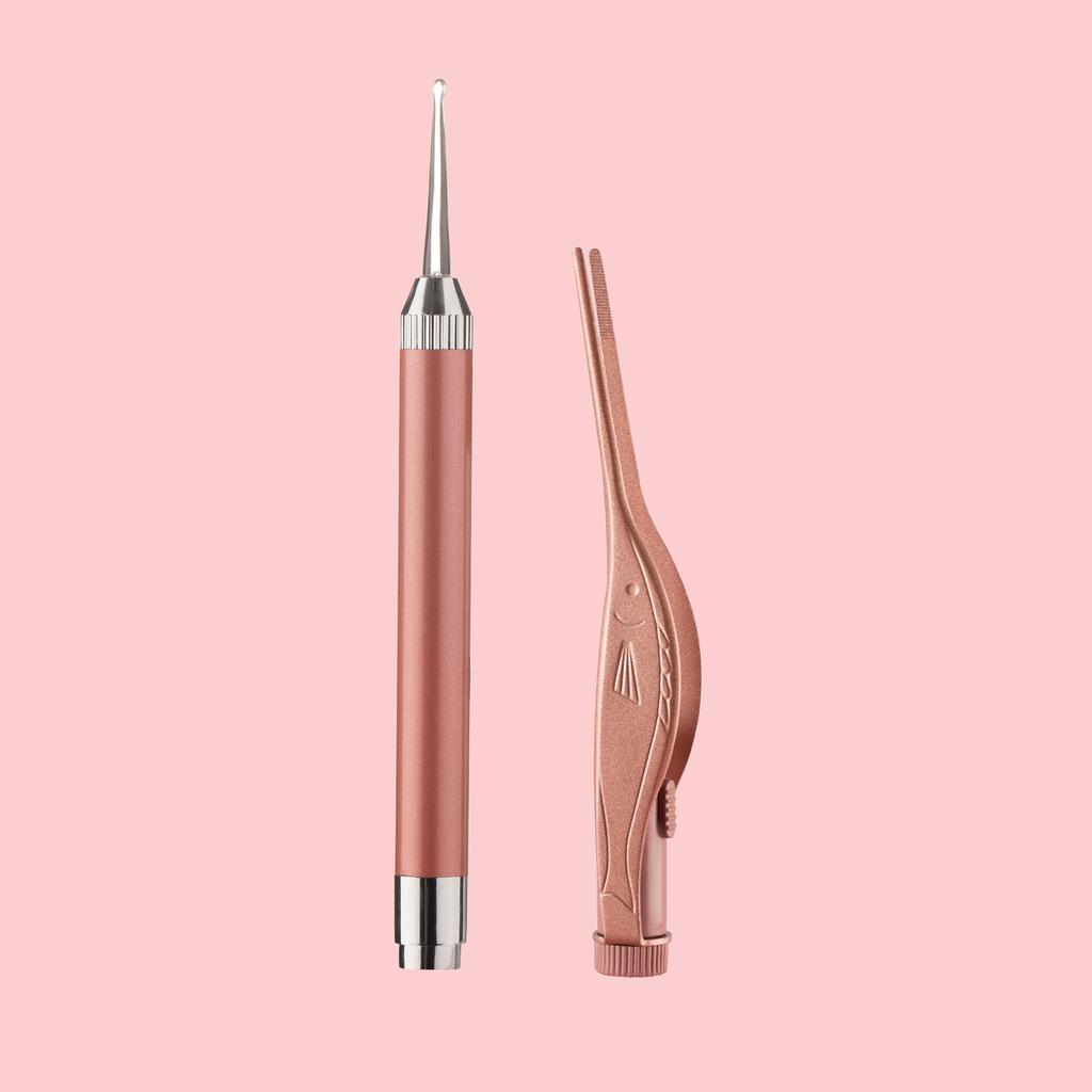 Luminous Ear Scoop, Stainless Steel Ear Scoop with Light, Luminous Ear Cleaner, Visual Ear Picking Tool