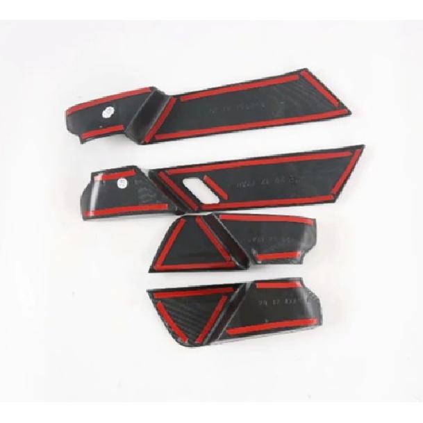 4 Car interior handle decorative strip carbon fiber For Mazda CX-30 -2024