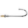 Stainless Steel Water Tap G1/2 Thread Kitchen Bathroom Basin Water Faucet for Foot Valve Knee Top
