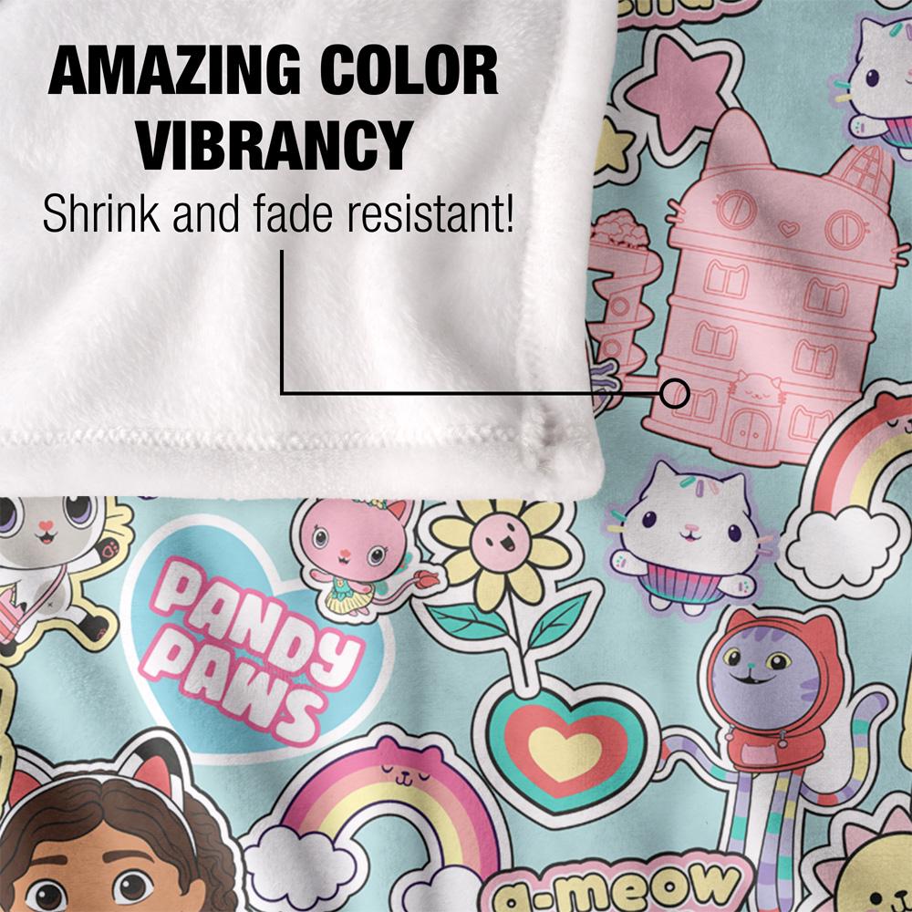 Gabby's Dollhouse Silky Cat Supersoft Blanket