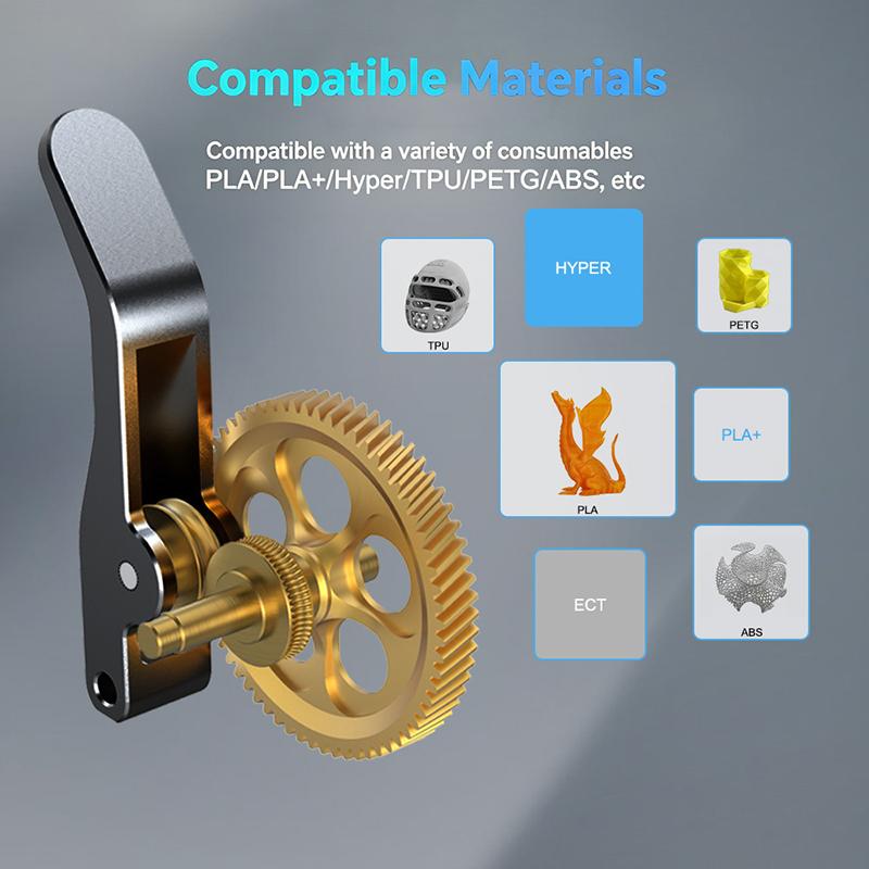 Metal Gear Hardened Steel All-Metal RNC Nano-Coated Wear Resistant for DIY Mechanical Modification Projects