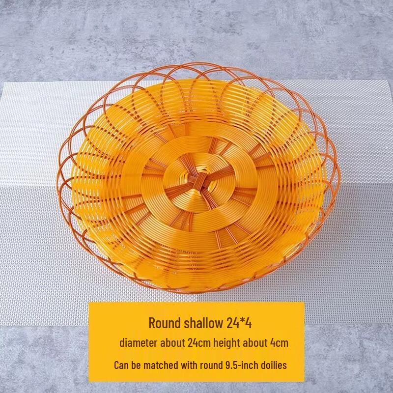 Imitation Rattan Serving Basket