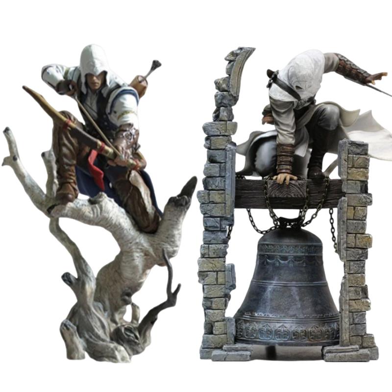 Bai Fen Bai Dolls And Toys Assassins Creed Series Action Figure Toys Edward James Kenway Connor Figuras Game Anime Peripheral Model Ornament Gk Statue Gift