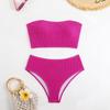 2025 Cross-Border Unique Fabric Sexy Bandeau Bikini – Hot Selling Popular Style