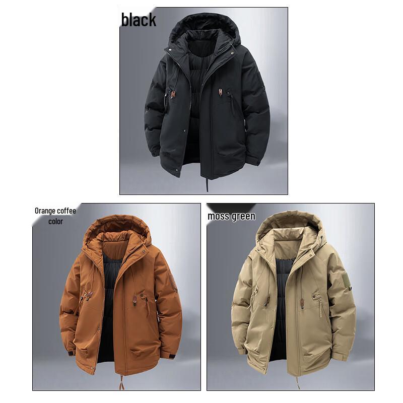 EASTERN CAMEL Men's Winter Warm Hooded Padded Jacket