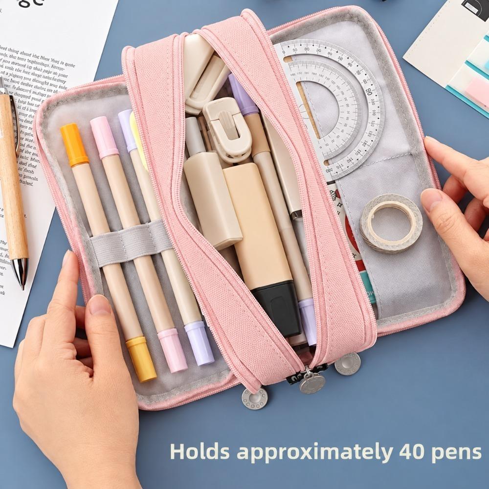 Spacious Interior Large Capacity Storage Bag Multi Functional Organizer Desktop Arrangement