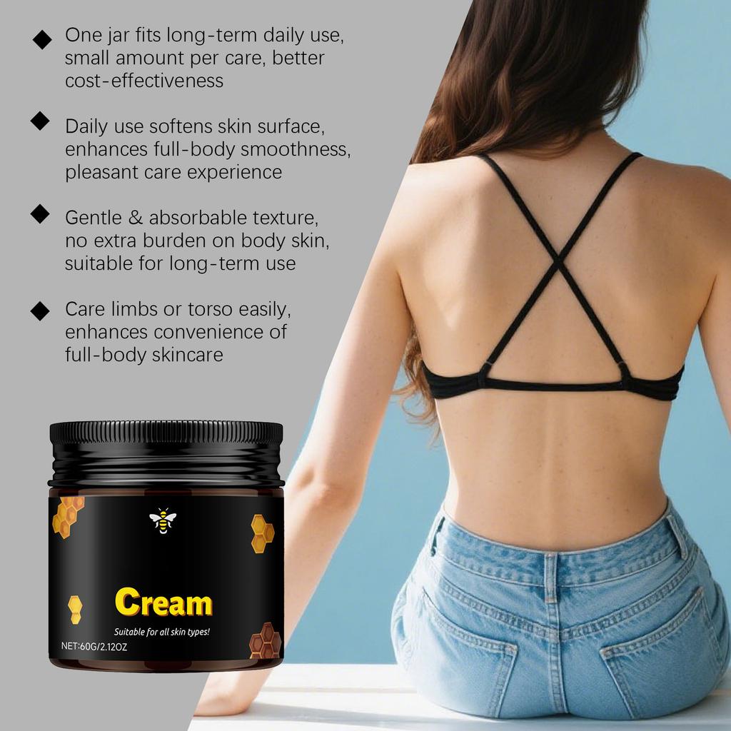 Bee Cream Can Be Used All Over The Body, Effectively Reduces Skin Imperfections, And Is Gentle And Non-irritating.