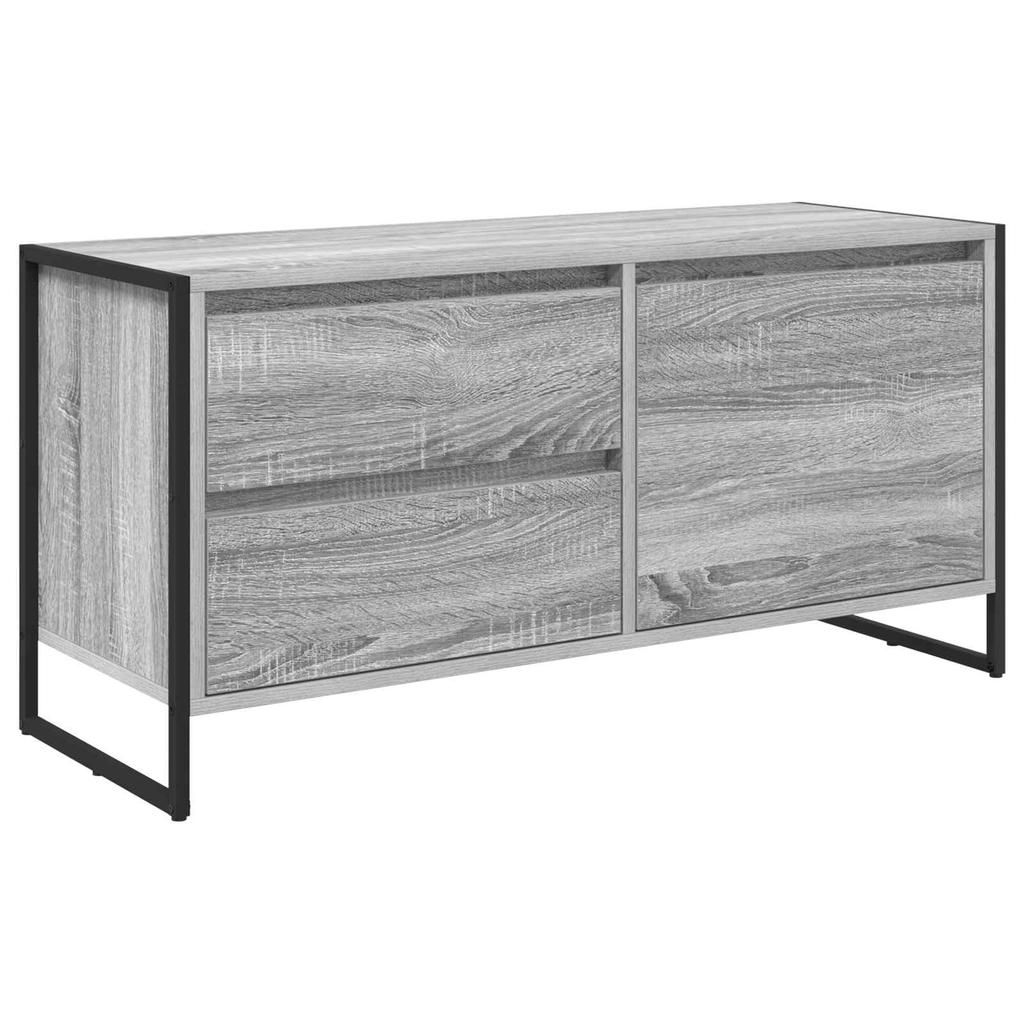 TV Stand Grey Sonoma 100 x 36 x 49.5 cm Engineered Wood