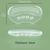 Heels Protector Silicone Heel Stickers Women Men Anti Slip Anti-wear Heel Cushions Pain Relief Inserts Shoes Pads Foot Heel Care