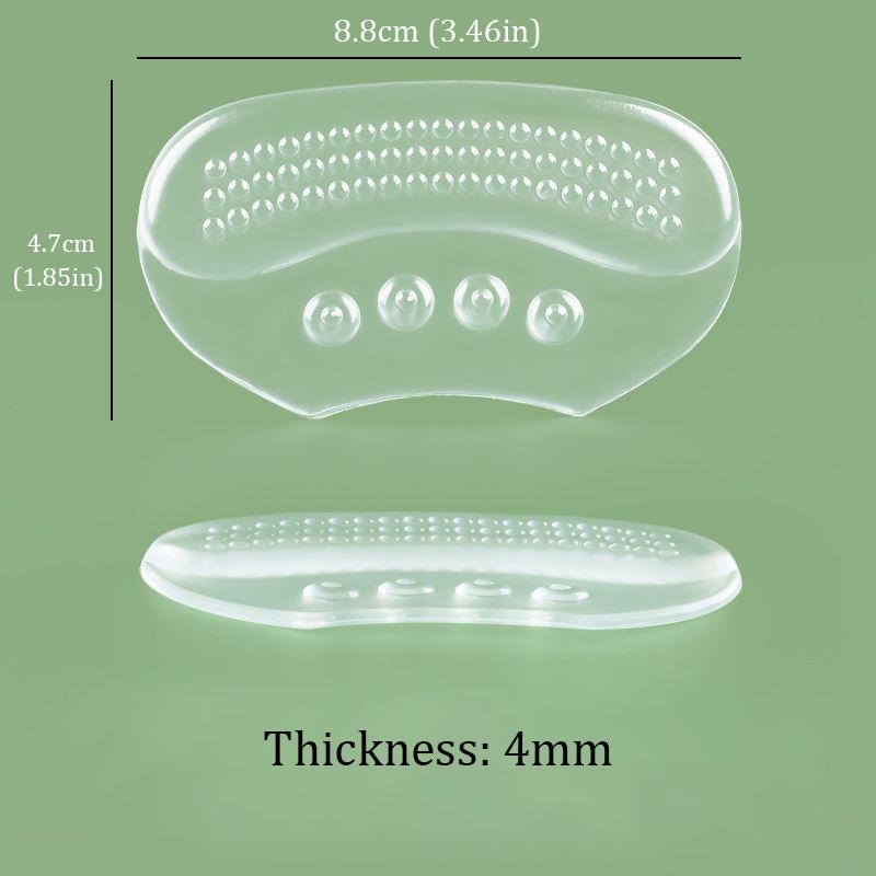 Heels Protector Silicone Heel Stickers Women Men Anti Slip Anti-wear Heel Cushions Pain Relief Inserts Shoes Pads Foot Heel Care