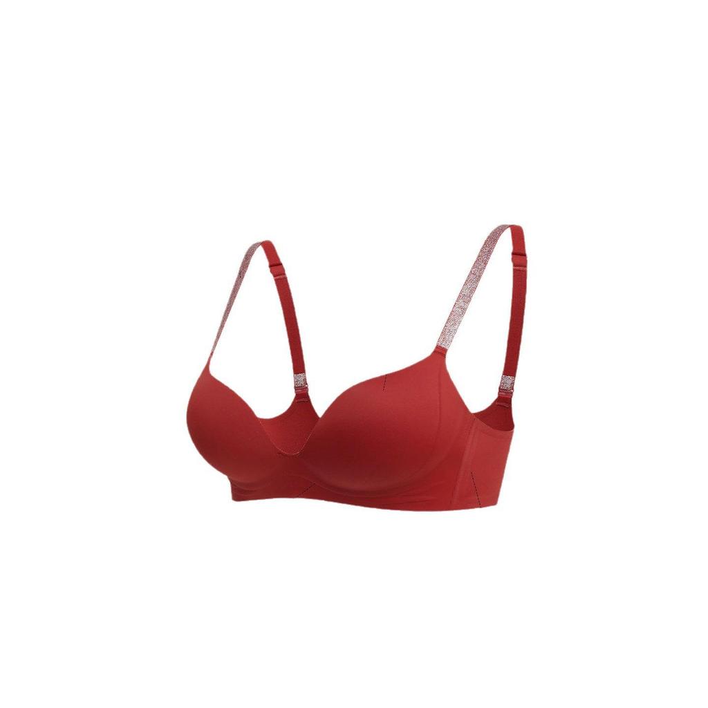 2026 Seamless Red Push-up Bra for Small Bust - Sexy, Soft, Comfortable, Wire-free