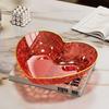 Heart-Shaped Pet Fruit Plate Household Fruit Plate Living Room Tea Table Zero Food Dried Fruit Plate Candy Storage