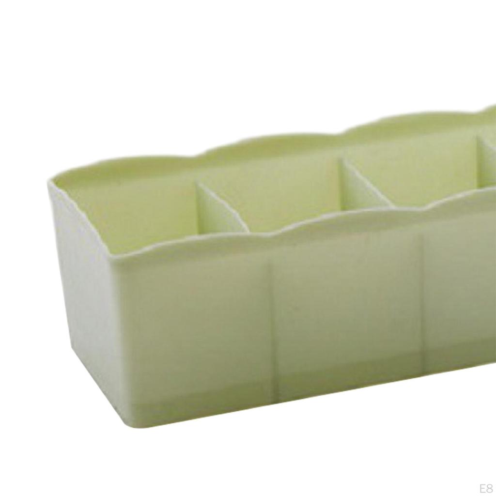 Closet Bins Organizer Drawer Bra Boxes Cosmetic Divider Storage 5 Cells Socks Tidy