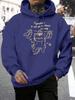 People Go Farthest Lovely Hanging Cat Design Men Hoody Hip Hop Casual Hoodie Loose All-Match Sportswear Street Fleece Hoodies
