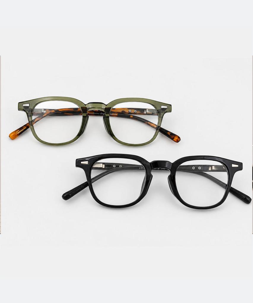 Peisyeon Leo Classic Horn-Rimmed Glasses Frames