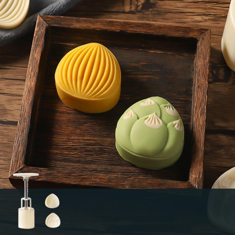 Multipurpose Non-Stick Mooncake Mold Food-Grade Plastic Chinese Pastry Embossing Mold Easy To Demold DIY Baking Tool Kitchen