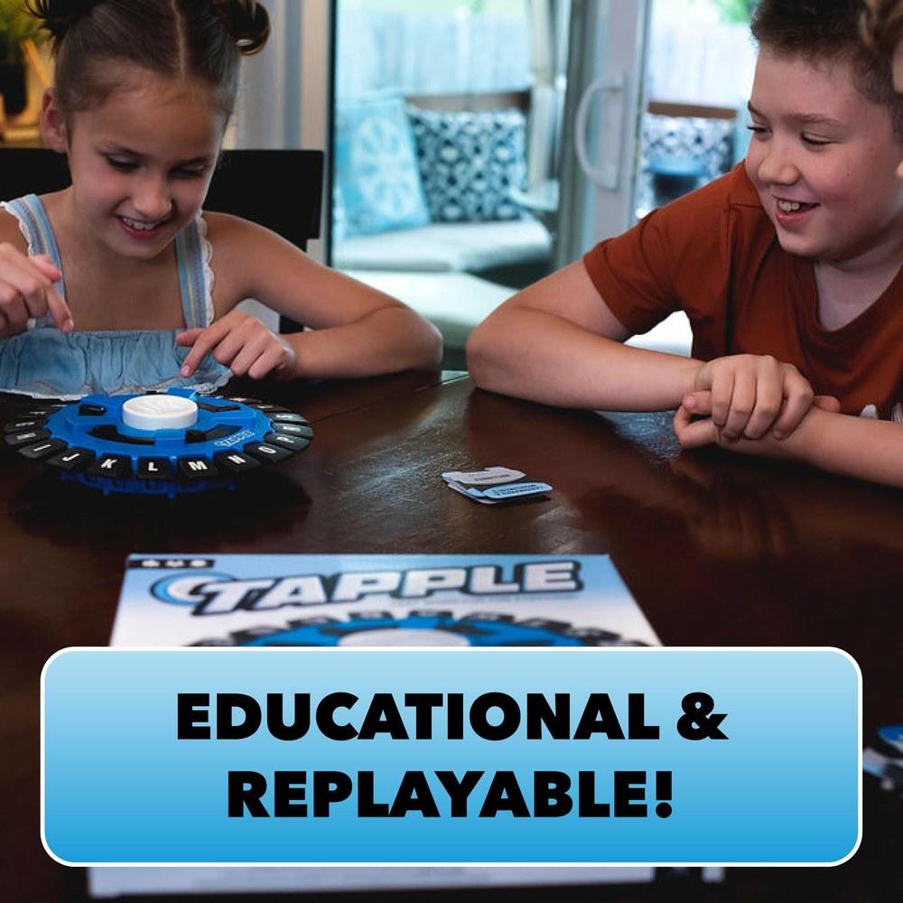 Usaopoly TAPPLE Word Game Family Board Game Fast-paced Learning Game for All Ages