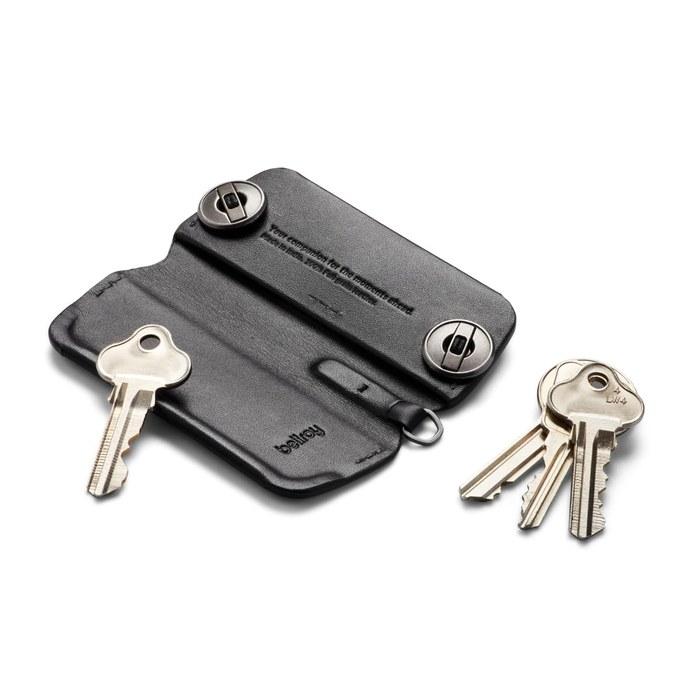 Bellroy Key Cover Plus 3rd Edition Leather Key Case (Holds 4-8 Keys) Black