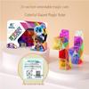 All-in-One Magic Ruler Set with 24, 36, and 72 Detachable Colorful Sections for Kindergarten Children