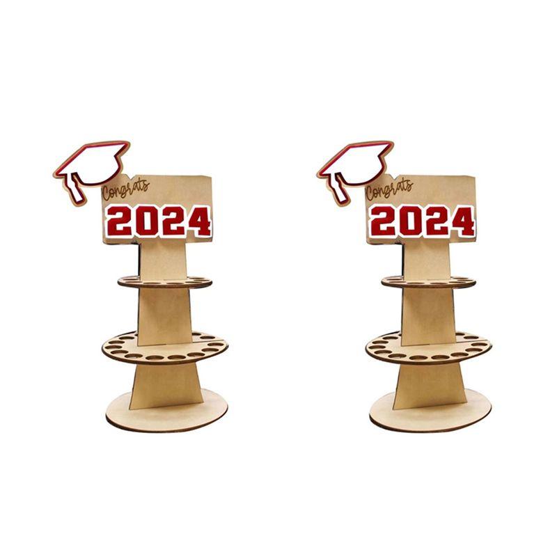 AEE4-2PCS 2026 Graduation Season Gift Box Graduation Wallet Money Holder