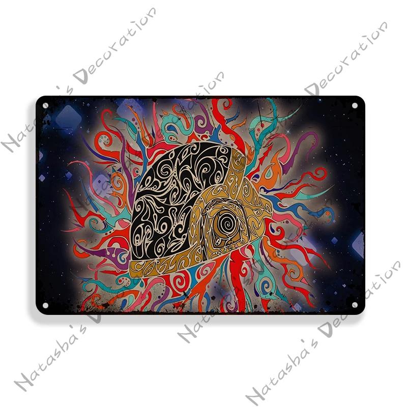 Daft Punk Vintage Poster Rock Music Metal Sign Retro Poster Metal Plaque Pub Bar Club Bedroom Decorative Plate Music Wall Decor