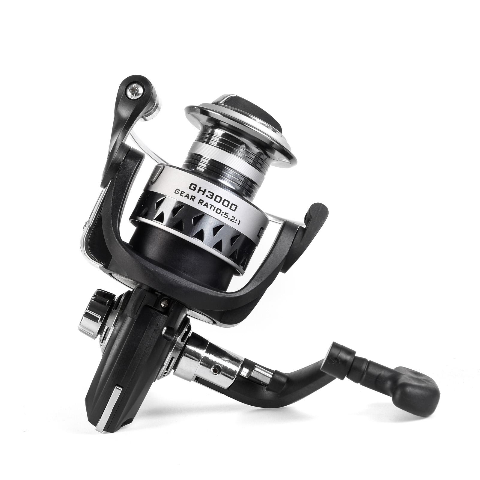 Fishing Telescopic Fishing Rod Combo 1.8M+2.4M Carbon Fiber Spinning Reel GH3000x2 100M Line Lures Set Bag Fishing Gear color as show