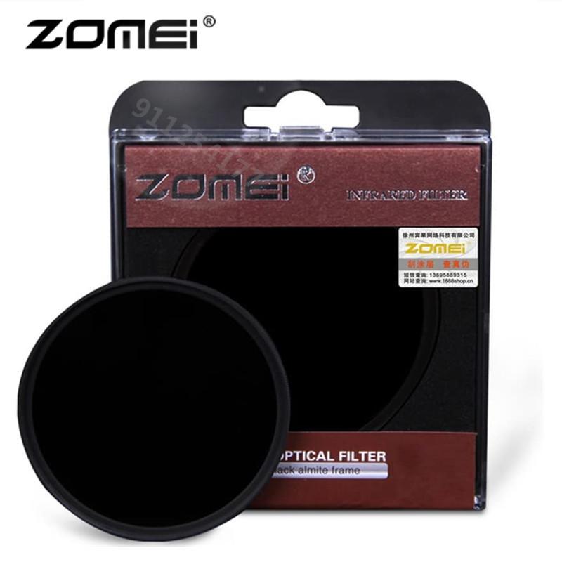 Zomei 680/720/760/850/950NM Infrared IR Filter Infrared mirror For DSLR lens Mirror Sliver Rimmed 46/49/52/55/58/62/67/72/77 mm 680nm