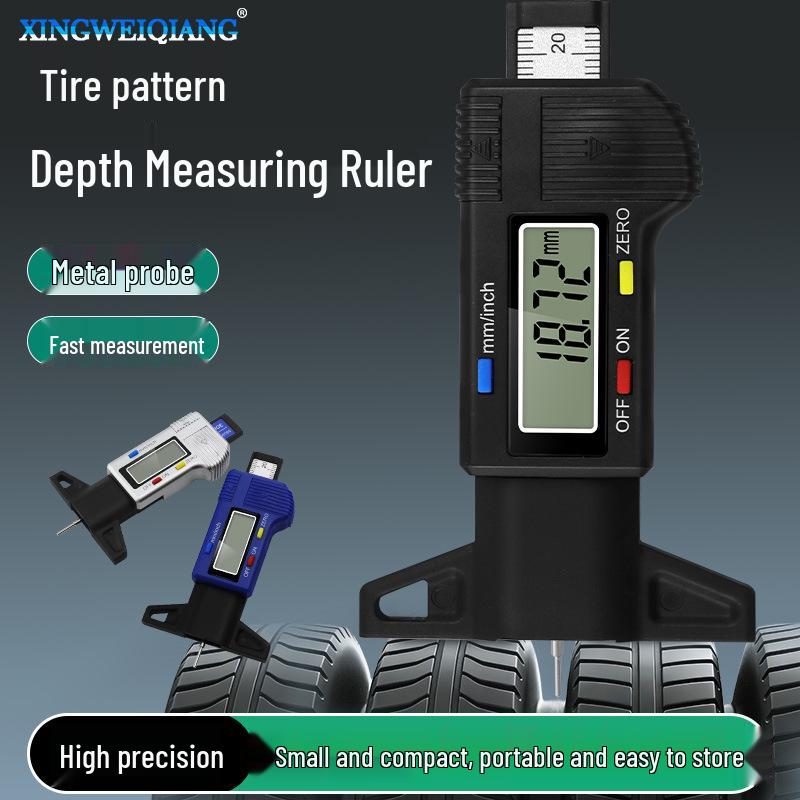 Digital Tire Tread Depth Gauge for Car Wear Detection