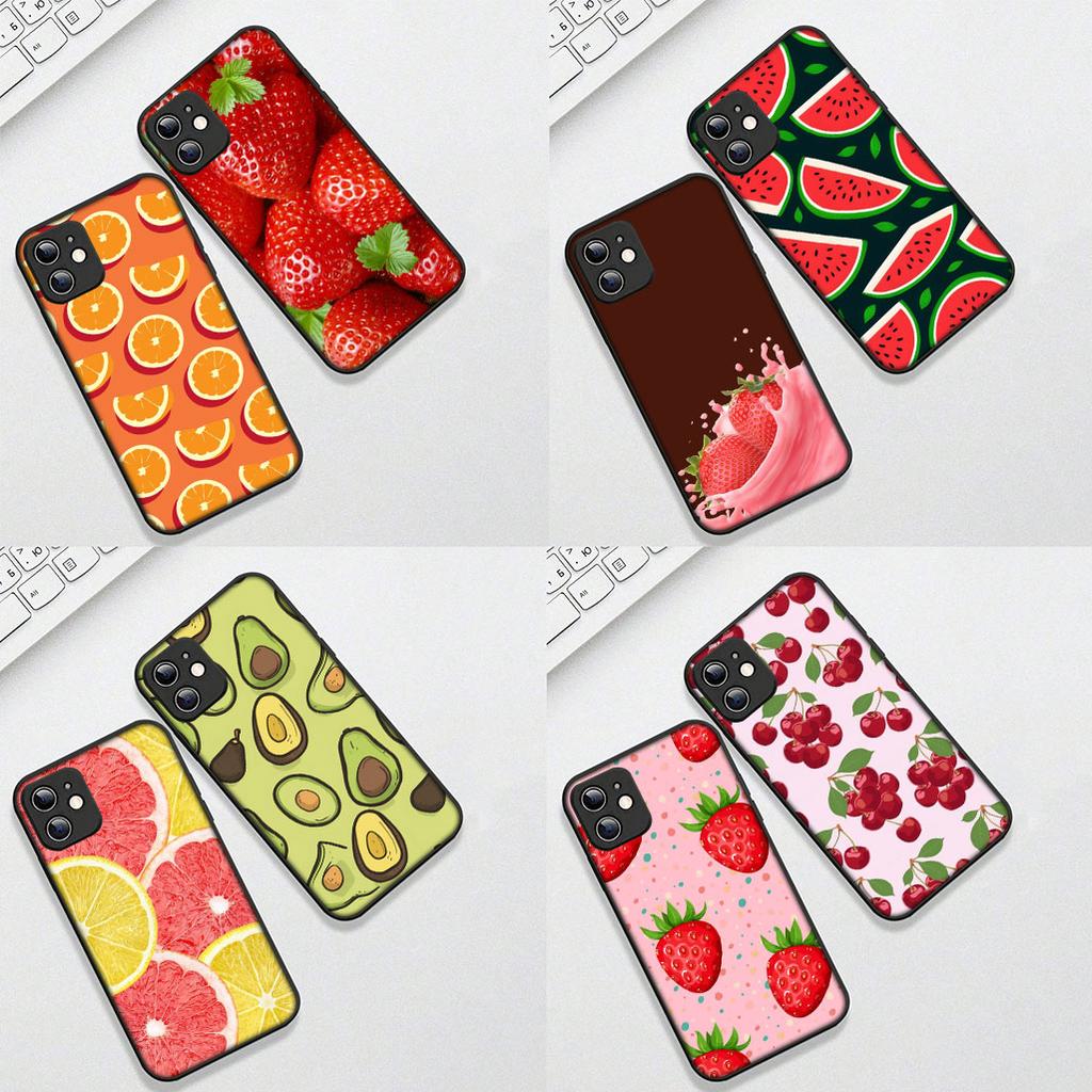 Cover for Motorola Moto G55 G45 G75 G85 G35 Edge 50 30 Fusion 40 NEO Ultra Pro Phone Case Cherry Strawberry fruit Summer Avocado