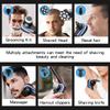 Floating Head Shaver for Bald Men Waterproof Electric Razor for Men with Nose Hair Trimmer Wet/Dry Grooming Shaving Machines