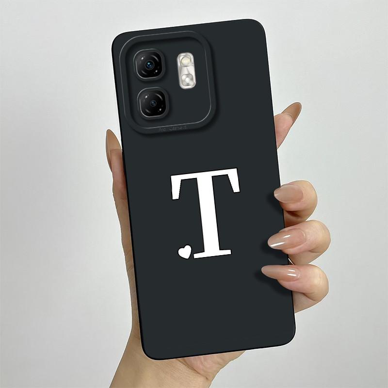 For Infinix Smart 9 Case Infinix Hot 50i Phone Cases X6532 X6531 X6531B Cute Letters Soft Silicone Back Cover Fundas Coque Shell