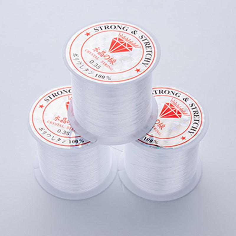 Przezroczysta żyłka nylonowa do wędkowania i tworzenia biżuterii DIY - Nierozciągliwa jedwab kryształowy