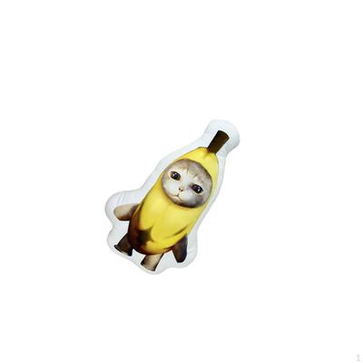 Cat Plush Pillow Cute Banana Sleeping Stuffed Animal for Teens Kids Children